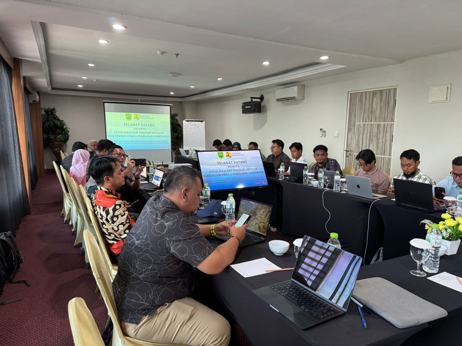 UKPBJ Kabupaten Berau Ikuti Bimtek E-Purchasing Konstruksi Katalog Versi 6 Bersama Dinas PUPR